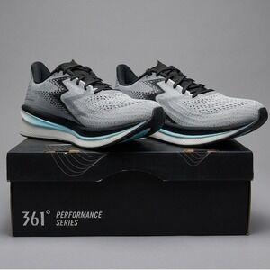 361 Degrees Centauri Wide Women's Running Shoes Oyster Mushroom Black Sz 10D NIB